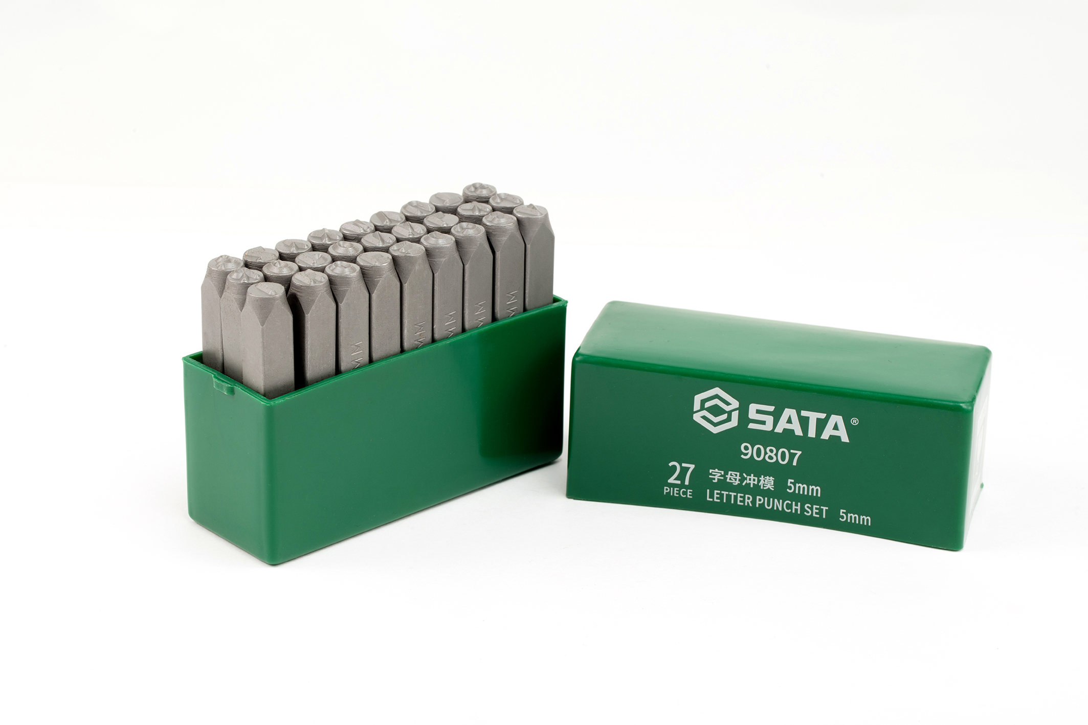 Bộ Đục Đánh Dấu Chữ Cái A-Z (27 Chi Tiết) 5 mm SATA 90807