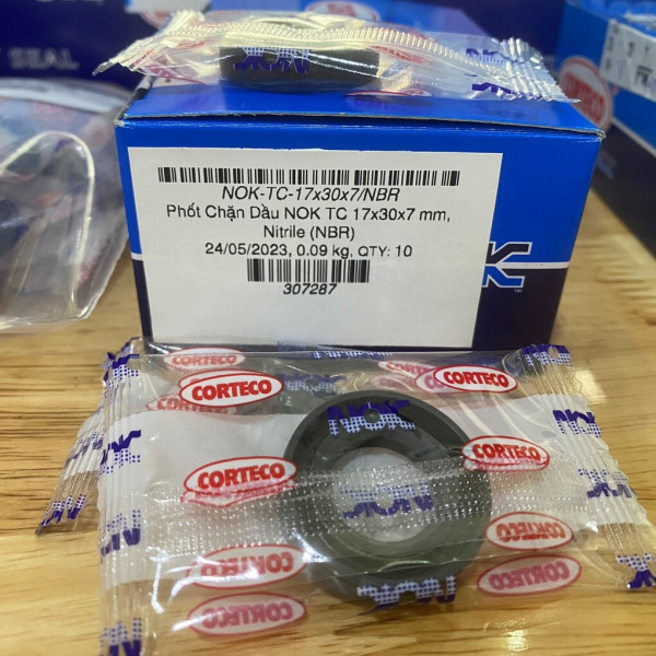 Phớt Chắn Dầu NOK TC 17x30x7 mm, Nitrile (NBR)
