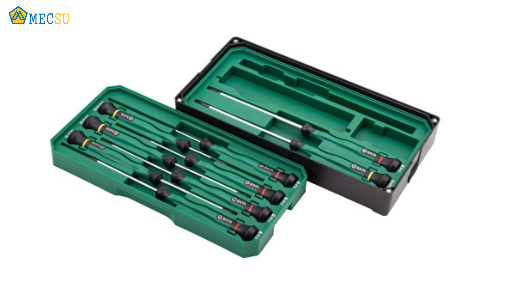 Bộ Tua Vít Chính Xác Đầu Dẹp Và Bake 6 Chi Tiết SATA 09312