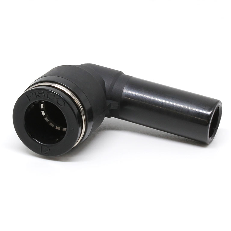 Đầu Nối Nhanh Khí Nén Giữa Ống Khí Và Fitting Dạng Nối Giảm Cong 90° Pisco PLGJ1/2-12