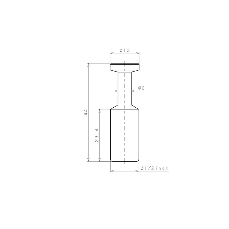 Bản vẽ kỹ thuật Nút Bịt Pisco PPP1/2-UC