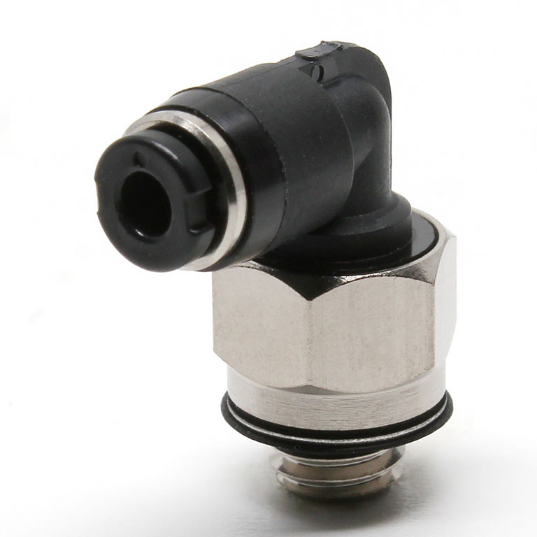Đầu Nối Nhanh Khí Nén Dạng Cong 90° Ren Ngoài Pisco PL2-M5M