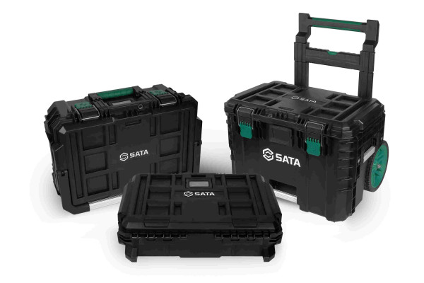 Thùng Dụng Cụ Có Bánh Xe Đẩy Chống Ẩm 58.5×48.4×84.5 SATA 95327