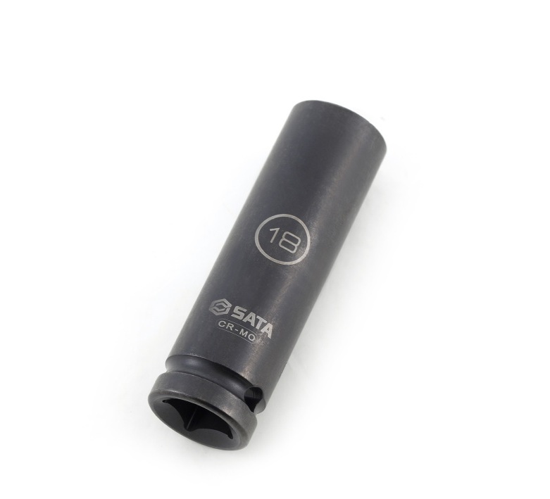 Đầu Tuýp Dài Lục Giác Đen 1/2" Thành Mỏng 26 mm SATA 34419T