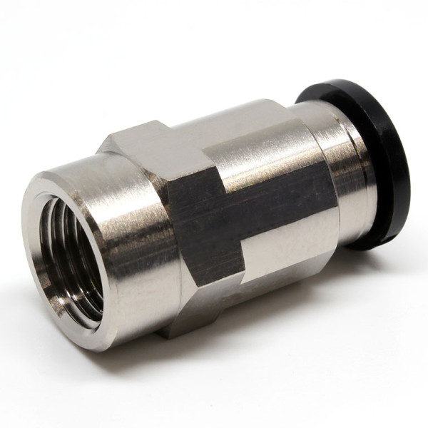 Đầu Nối Nhanh Khí Nén Thẳng Phi 10mm Ren Trong R1/4 Pisco PCF10-02
