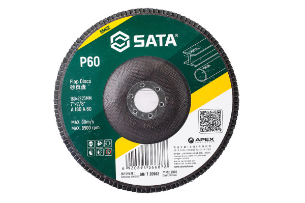 Đá Nhám Xếp 180×P60×22.23 mm SATA 55422