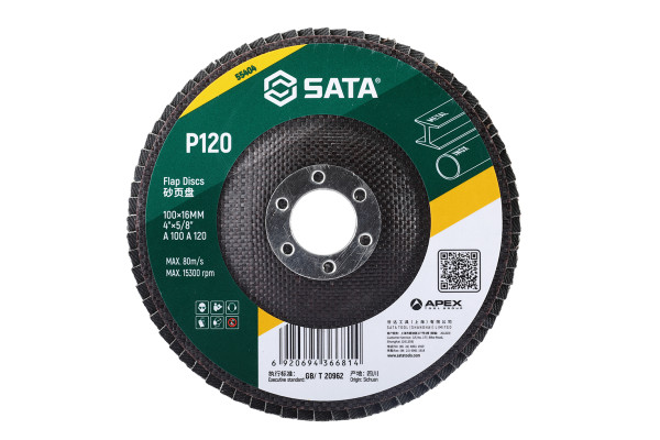 Đá Nhám Xếp 100×P120×16 mm SATA 55404