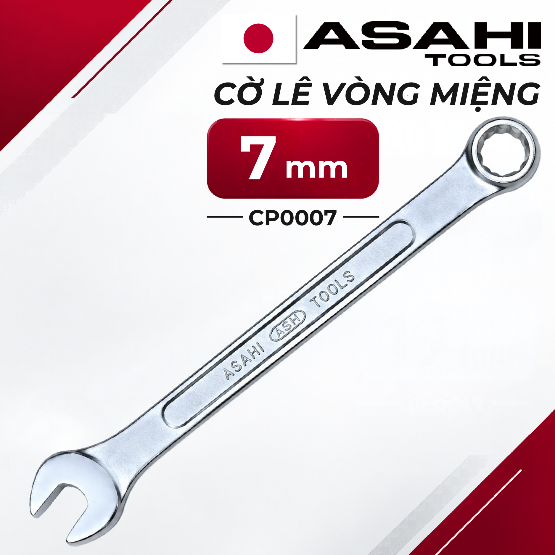Cờ Lê Vòng Miệng 7mm ASAHI CP0007