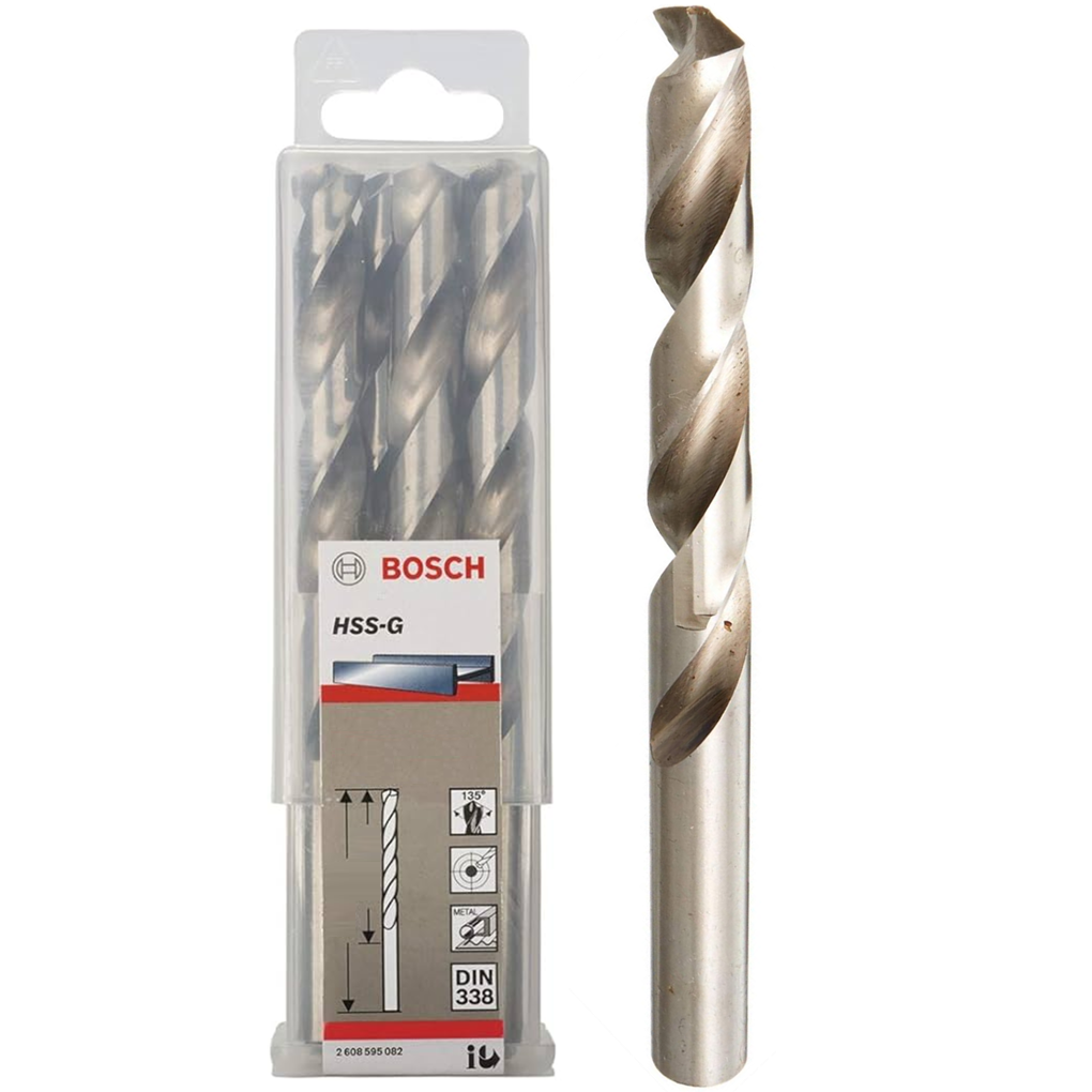Mũi khoan sắt HSS-G 5.5mm (hộp 10 mũi) Bosch 2608595064