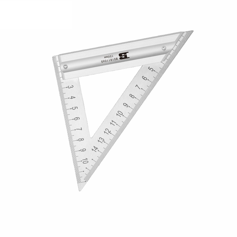 Thước Ê Ke Tam Giác Đế Nhôm 150 mm Bosi BS181106S