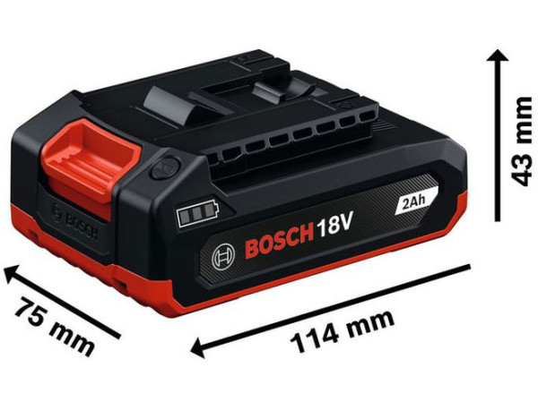 Pin Lithium 2.0Ah GBA 18V-20 Bosch 1600A037U2