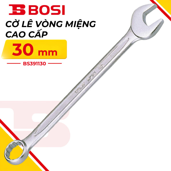 Cờ Lê Vòng Miệng Cao Cấp 30 mm Bosi BS391130