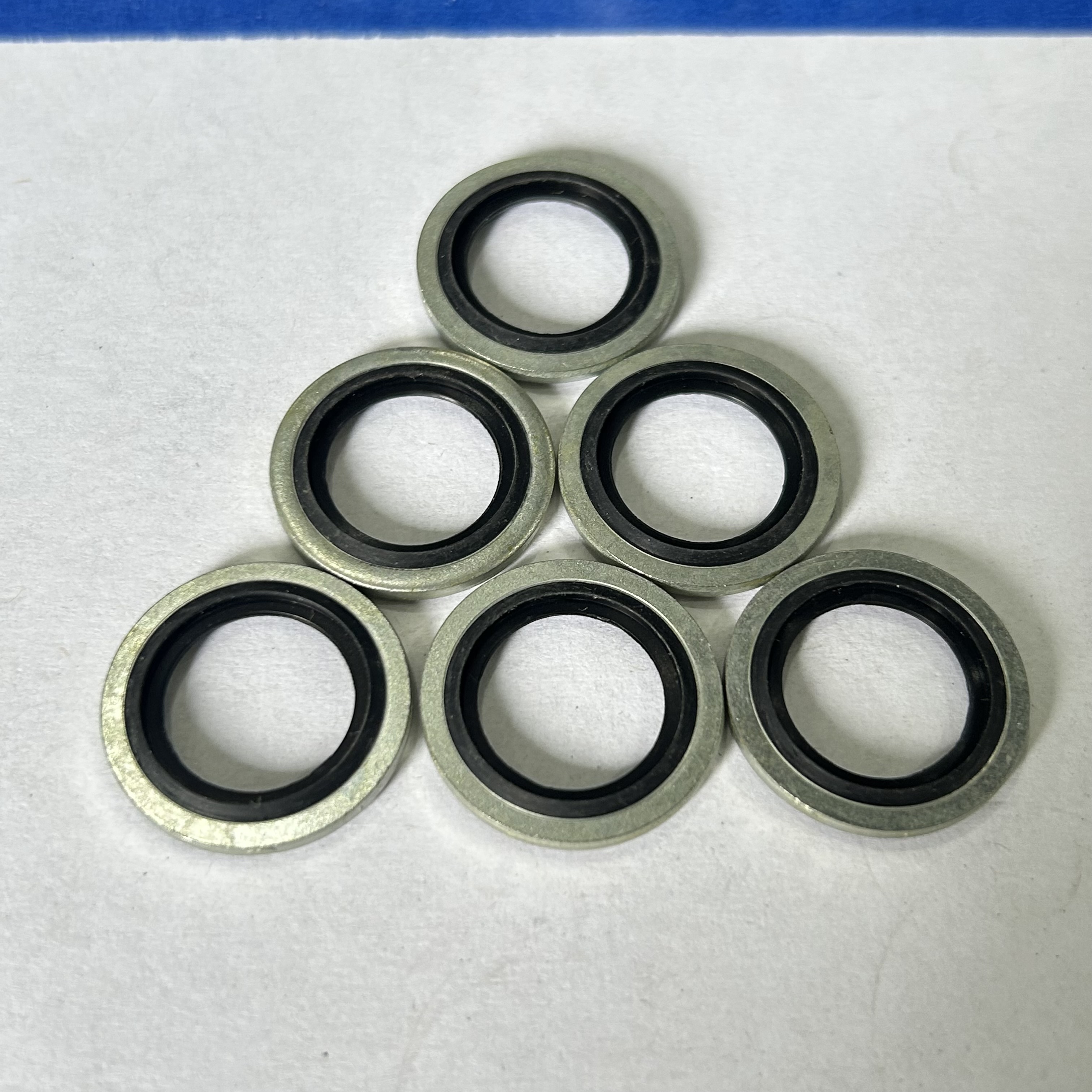 Lông Đền Dầu (Bonded Seal) Cao Su NBR D3/8" (ID17.28xOD23.8x2.0)