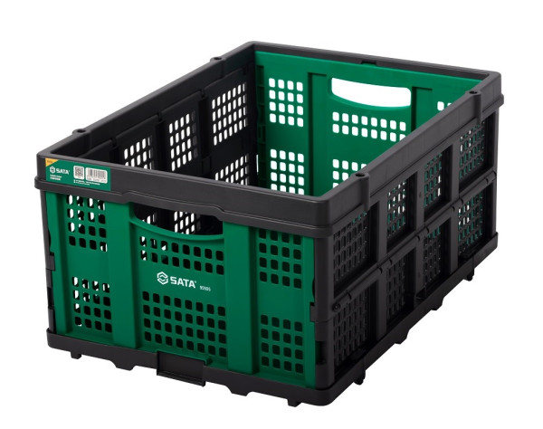 Giỏ Nhựa Đựng Hàng Hóa Có Thể Gấp Gọn 569×410×272 mm Tải Trọng 30 kg SATA 95505
