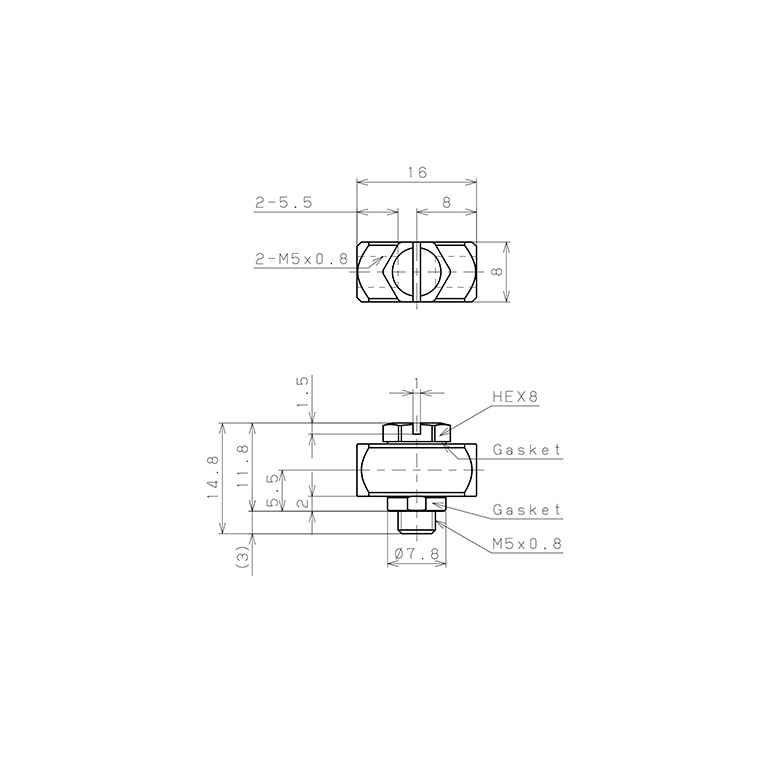 Bản vẽ kỹ thuật Đầu Nối Ren Trong Cong 90° Pisco SLB-FM5-M5