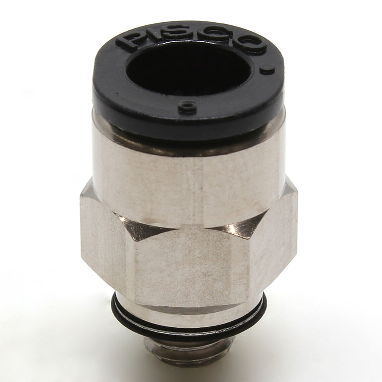 Đầu Nối Nhanh Khí Nén Dạng Thẳng Thân Lục Giác Ren Ngoài Pisco PC6-M5MW-C