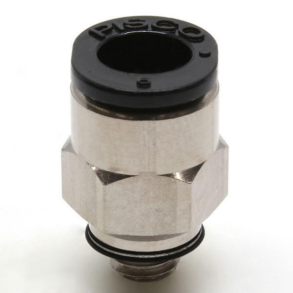 Đầu Nối Nhanh Khí Nén Dạng Thẳng Thân Lục Giác Ren Ngoài Pisco PC6-M5M-C