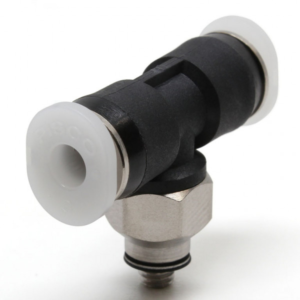 Đầu Nối Nhanh Khí Nén Dạng Chữ T Ren Ngoài Pisco PB1/8-M3MW