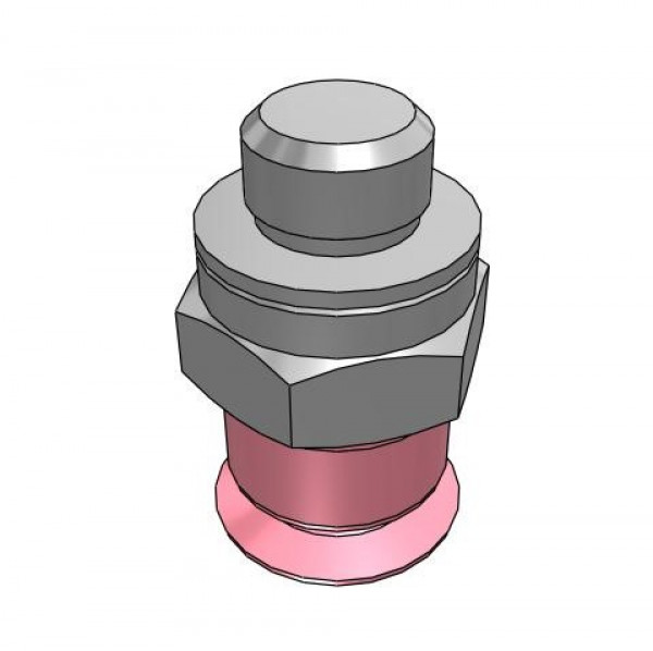 Bộ Nấm Hút Chân Không Và Giá Đỡ, Fluoro Silicone, O.D 8 mm, Pisco VPE8PFS-M5