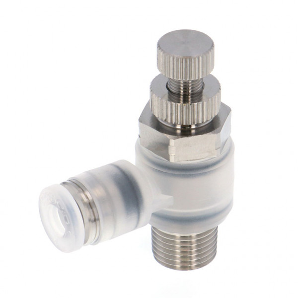 Van Tiết Lưu Khí Nén Bằng Nhựa PP Pisco PJSC4-01B-TP
