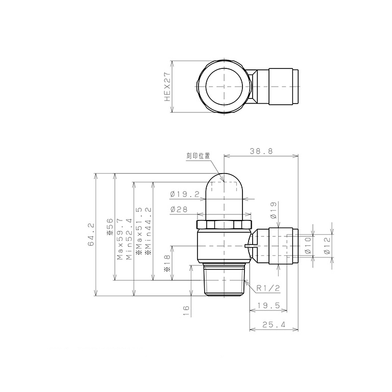 Bản vẽ kỹ thuật Van Tiết Lưu Khí Nén Bằng Nhựa Chống Văng Bám Xỉ Hàn Pisco JSC10-04BV-0