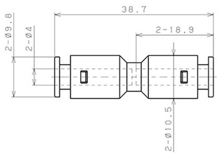 Bản vẽ kỹ thuật Đầu Nối Nhanh Khí Nén Dạng Thẳng Pisco APU4-E