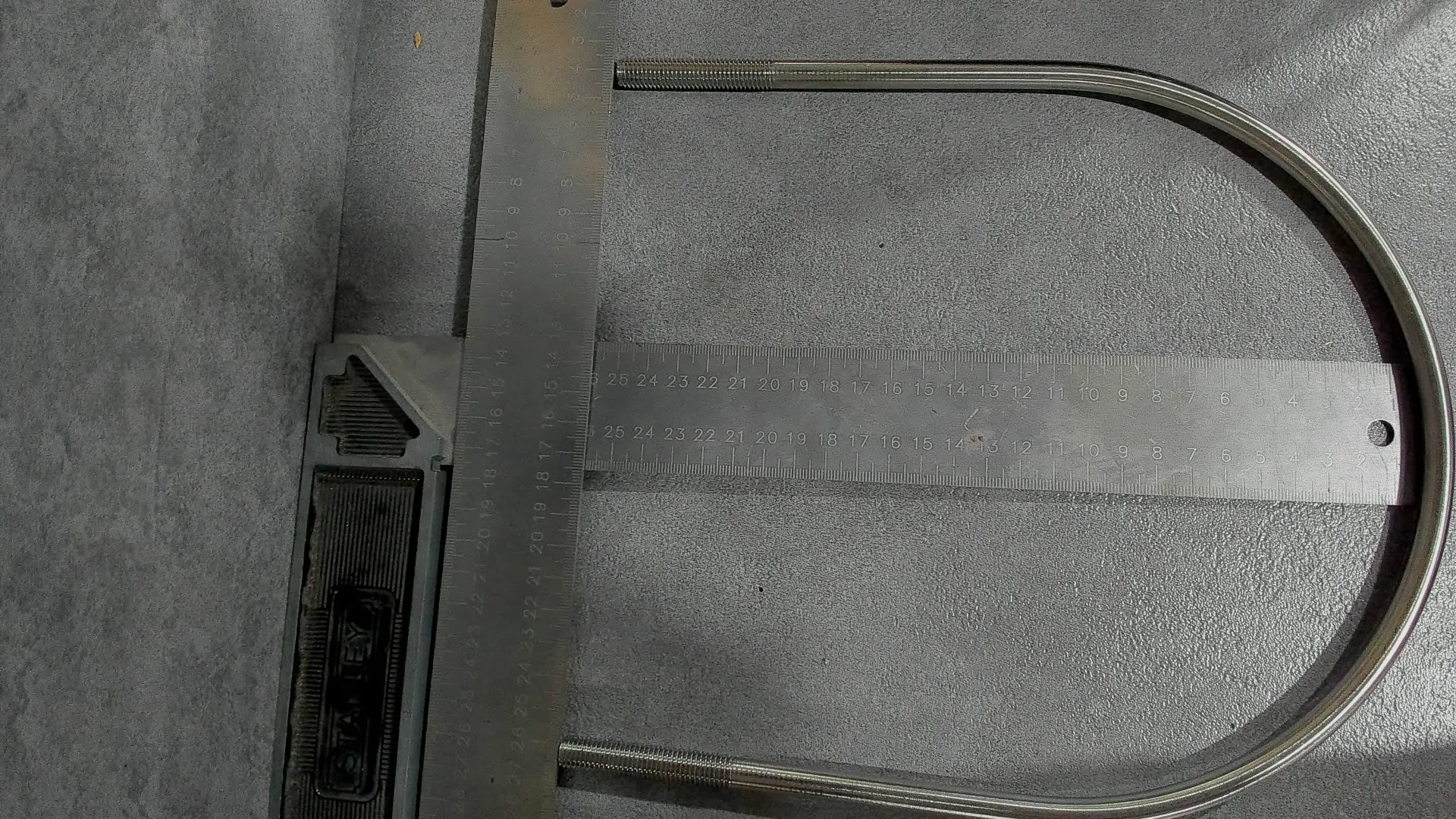 Cùm U Inox 304 DN200 M10x219-263mm