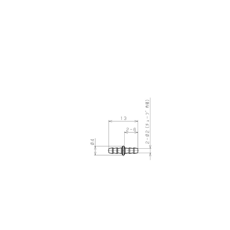 Bản vẽ kỹ thuật Đầu Ngạnh Nối Ống Dạng Thẳng Pisco LU-0320-C