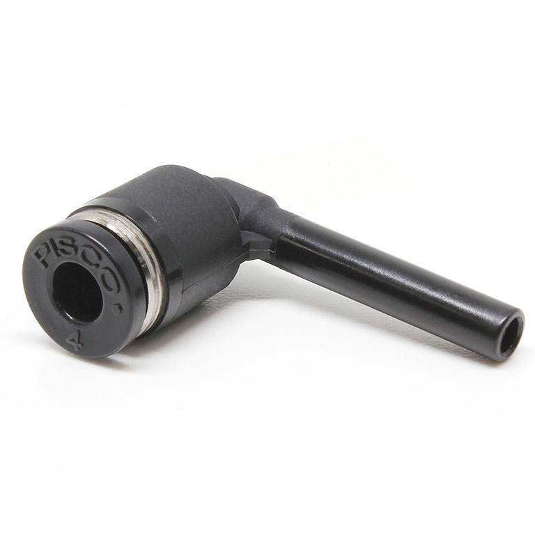 Đầu Nối Nhanh Khí Nén Giữa Ống Khí Và Fitting Dạng Cong 90° Pisco PLJ4-C