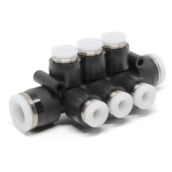 Đầu Nối Nhanh Khí Nén Chữ T 8 Ngã Dạng Nối Giảm Pisco PKVG3/8-3/16