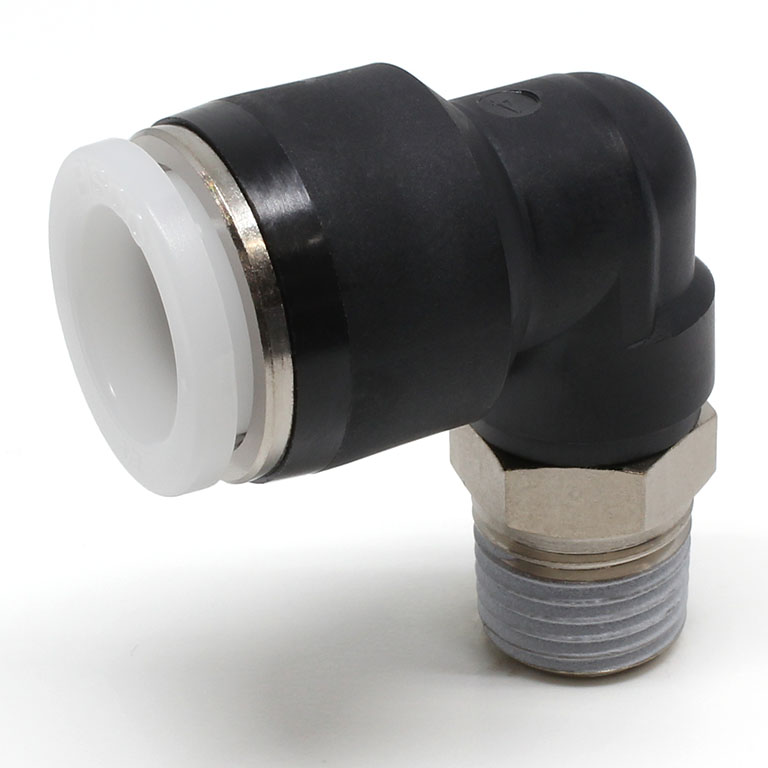 Đầu Nối Nhanh Khí Nén Dạng Cong 90° Ren Ngoài Pisco PL1/2-02W