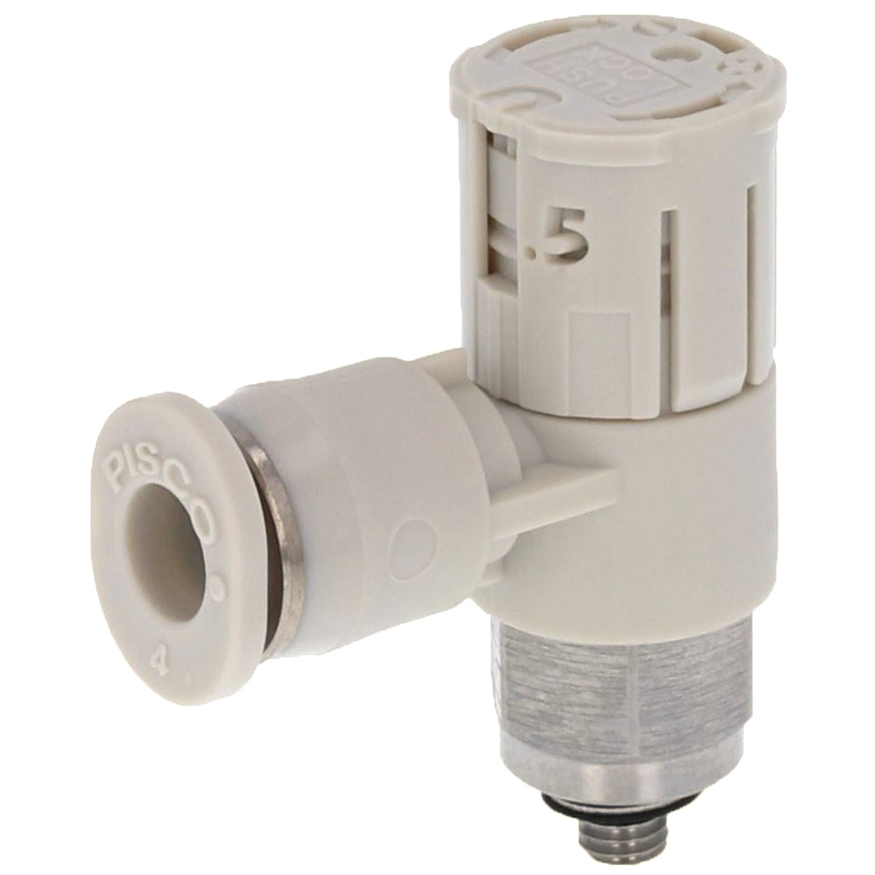 Van Tiết Lưu Khí Nén Loại Khóa Đẩy Có Hiển Thị Chỉ Số Pisco JSGC4-M3ALW