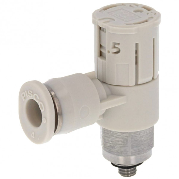 Van Tiết Lưu Khí Nén Loại Khóa Đẩy Có Hiển Thị Chỉ Số Pisco JSGC4-M3ALW