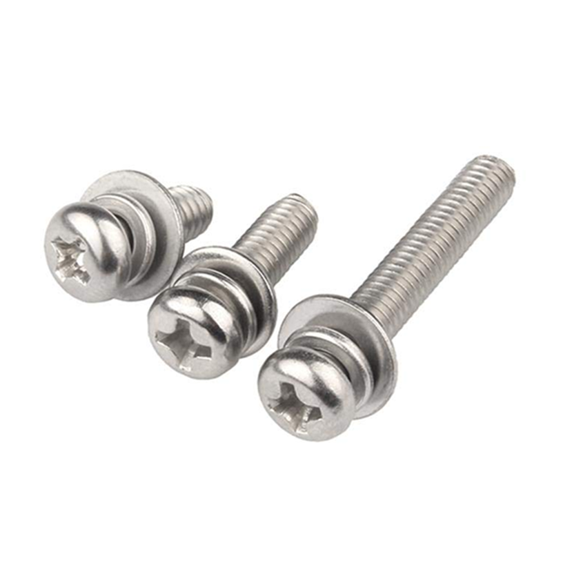Bulong Pake Đầu Tròn 1LĐP + 1LĐV Inox 304 M5x12