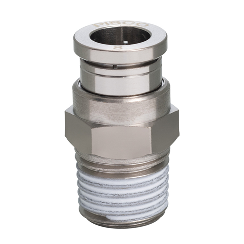 Đầu Nối Nhanh Khí Nén Dạng Thẳng Thân Lục Giác Ren Ngoài Pisco KC6-02-1-F