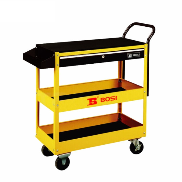 Xe Đẩy Đựng Đồ Nghề 3 Tầng Dày Dặn 900×395×940 mm Bosi BS522812
