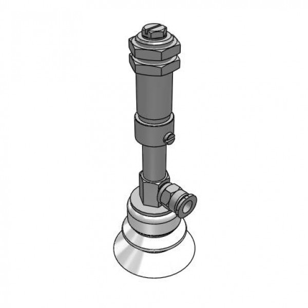 Bộ Nấm Hút Chân Không Và Giá Đỡ, Silicone, O.D 40 mm, Pisco VPD40-20BS-6J