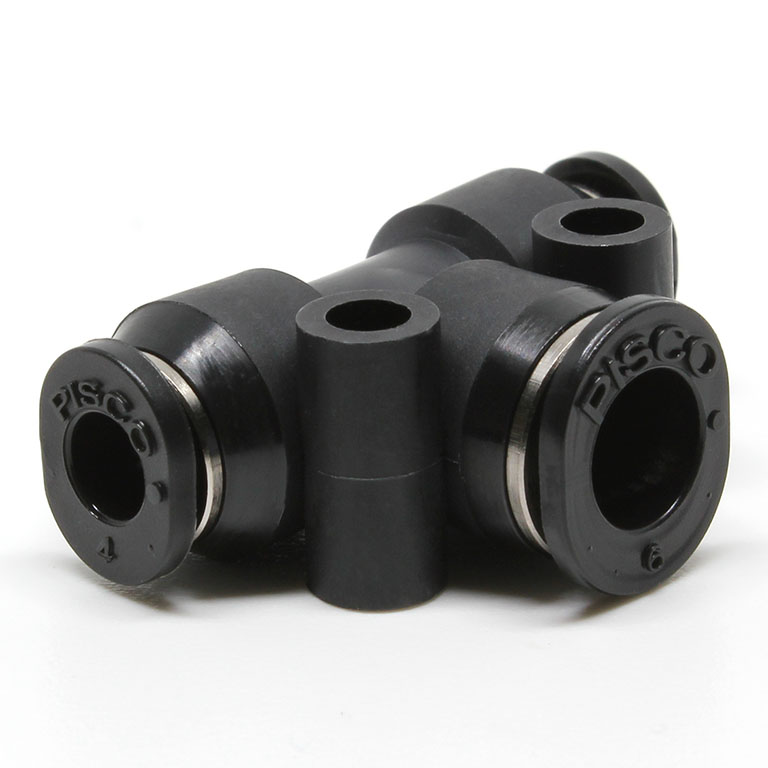 Đầu Nối Nhanh Khí Nén Chữ T Dạng Nối Giảm Pisco PEG4-6M-C
