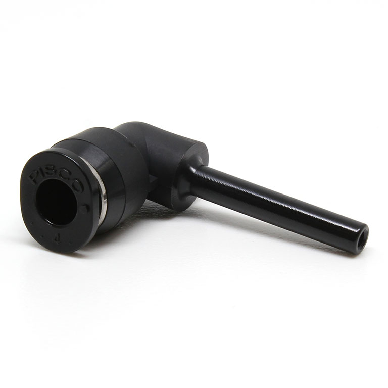 Đầu Nối Nhanh Khí Nén Giữa Ống Khí Và Fitting Dạng Nối Giảm Cong 90° Pisco PLGJ3-4MW-C
