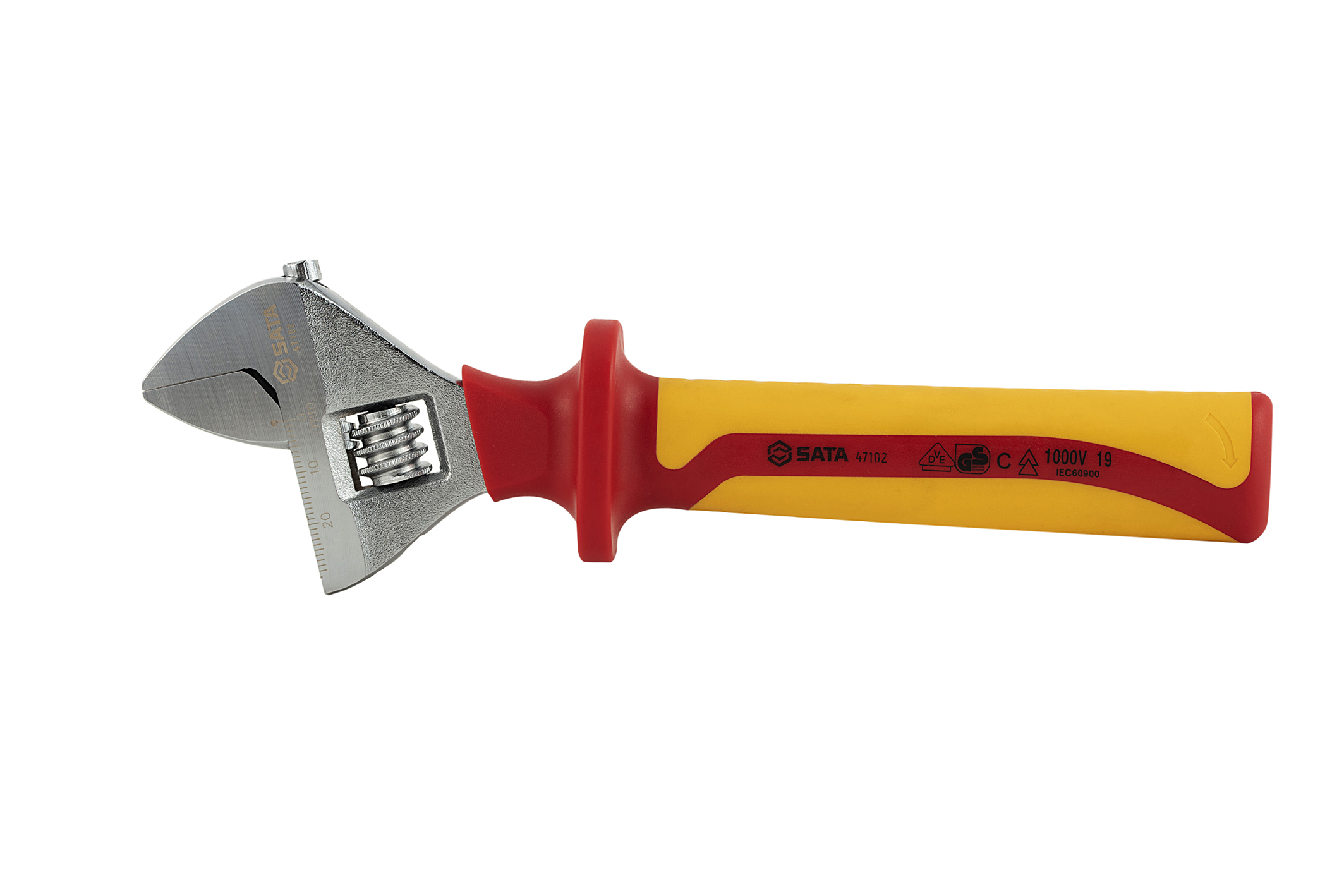 Mỏ Lết Chuyên Dùng 10 inch/250 mm Cách Điện 1000 V SATA 47103