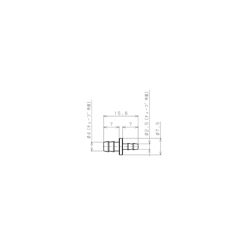 Bản vẽ kỹ thuật Đầu Ngạnh Nối Ống Dạng Nối Giảm Pisco LG-0640-0425-C