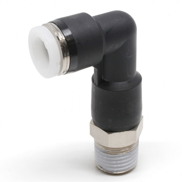 Đầu Nối Nhanh Khí Nén Dạng Cong 90° Ren Ngoài (Dài) Pisco PLL5/16-N2U