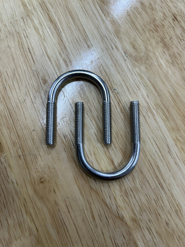 Cùm U Inox 304 DN20 M6x27-47mm