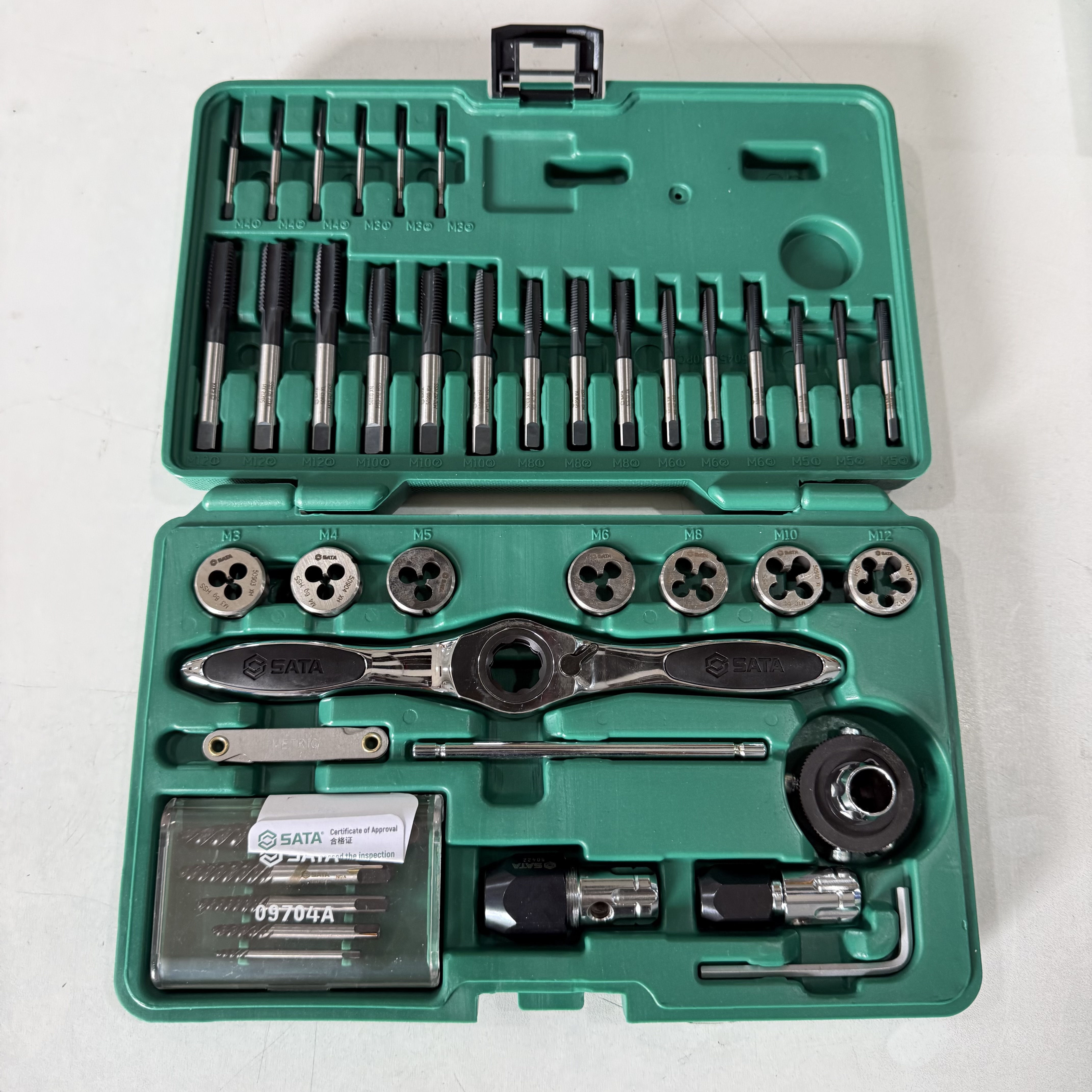 Bộ Khuôn Tạo Ren Taro Hss 40 Chi Tiết SATA 50451