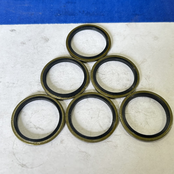 Lông Đền Dầu (Bonded Seal) Cao Su NBR D27 (ID27.5xOD35x2.0)