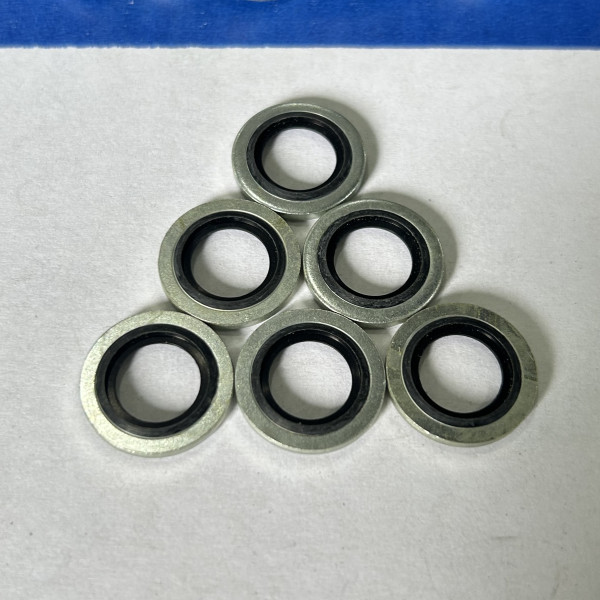 Lông Đền Dầu (Bonded Seal) Cao Su NBR D1/4" (ID13.8xOD20.57x2.0)