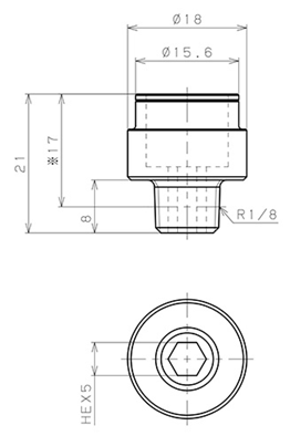 Bản vẽ kỹ thuật Chân Ren Socket Kết Nối Thân Đầu Nối Nhanh Ống Dẫn Điều Khiển Nhiệt Độ Khuôn Đúc Pisco AK10-01S