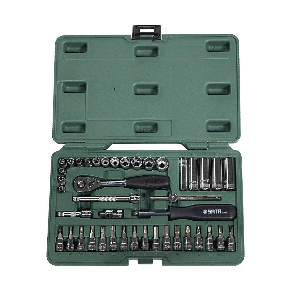 Bộ Đầu Tuýp 1/4" 42 Chi Tiết SATA 09943