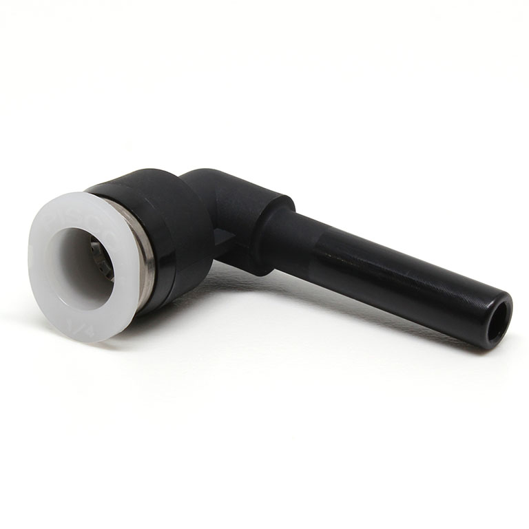 Đầu Nối Nhanh Khí Nén Giữa Ống Khí Và Fitting Dạng Nối Giảm Cong 90° Pisco PLGJ5/32-1/4MW
