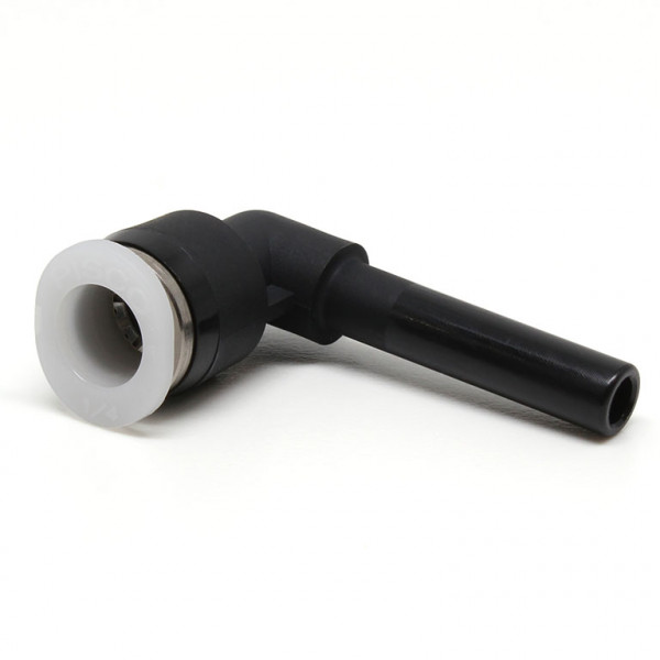 Đầu Nối Nhanh Khí Nén Giữa Ống Khí Và Fitting Dạng Nối Giảm Cong 90° Pisco PLGJ5/32-1/4MW
